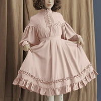 Žene Vintage Victorian bluza Lolita haljina noga muttona rukava haljina za princeze mogla se izrez francuske