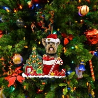 Dezsed božićni ukras lijep poklon za ukrašavanje božićnog drvca Viseći dekor za zabavu Multicolour