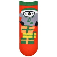 PLOKNPLQ Čarape za žene Božićne žene Casual Coral uzorak Čarape Udobne slatke čarape za životinje Čarape
