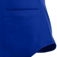 Ženski kratki rukav V-izrez V-izrez sestrinske radne uniforme T-majice tamno plavi xxxl