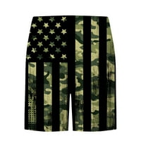 USA američke hlače za zastave, muške patriotske šorce za plivanje, muški plivajući kratke hlače Comfort
