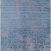 Ahgly Company Indoreni pravokutnik u sredini veka Moderna svetlost ljubičasta reziste za plave orijentalne