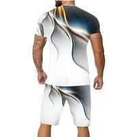Kratki rukav za muškarce muške majice kratki rukav muške i ženske modne ležerne majice 3D digitalni