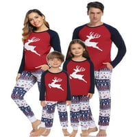 Porodica Purcoar podudara se sa božićnim pajamama za spavanje kućnog odjeća