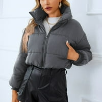 Moderna jakna za žene zimski topli kaput debela topla tanka jakna manjak novčanog kaputa