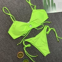 IOPQO WOMENS kupaći letnje ženski print Split kupaći kostimi za kupaće kostime uz plažu bikinibikini