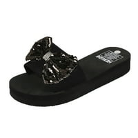 Ženske sandale crne mistične sandale za ženske cipele debele samostojeće plažne papuče sandale Ljetne