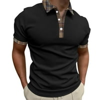Muška polo majica Ljeto Novo Ležerno Muška majica kratkih rukava Solid Color Tri gumb Muška košulja