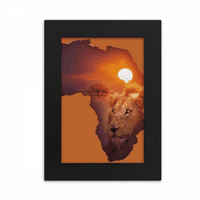 Lion prerijski afrički kontinent Naziv karte Desktop Foto okvir Slika Prikaz umjetnosti Slikarstvo Izložba
