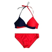 Žene kupaćih kostima Ženski podstavljeni push-up grudnjak bikini set kupaći kostim kupaći kostim za