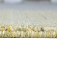 2 '3' tepih vune zelene modernu ručni rundloom AGRA trava sa malim tepihom