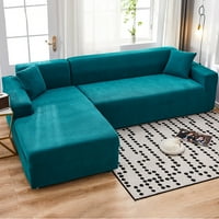Yipa visokog rastezanja teksturirana kaidna sofa zrna, sjedala čvrsto boje Jacquard Recliner Lounge