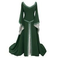 Ženska haljina s dugim rukavima dress dress dress Green 2xl