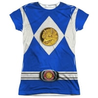 Power Rangers - Blue Ranger amblem - Juniors Cap majica rukava - XX-velika