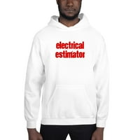 2xL Električni procjenitelj Cali stil dukserica s dukserom majicom po nedefiniranim poklonima