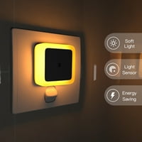 Wirlsweal LED lampica ekološki prihvatljiva energija štedna ABS mala inteligentna noćna svjetlost za
