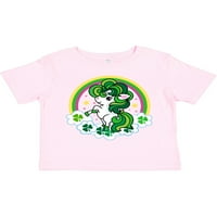 Inktastični jednorog St Patricks Day Irca Outfit poklon Toddler The Girl Majica