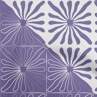 Onuone pamuk poplin ljubičasta tkanina geometrijska moderna cvjetna tkanina za šivanje tiskane ploče
