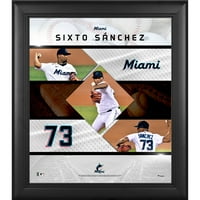 Sixto Sanchez Miami Marlins uokvireno 15 17 kolaž za šivene zvijezde
