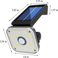 George Super Bright Solar vanjskim svjetlima Senzor pokreta Svjetla Svjetla za napajanje IP Vodootporni
