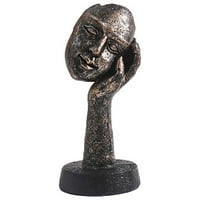 JPGIF SPOLUE MODERNA Skulptura smola je listove skulptura za skulpture za kućne mislionice umjetničke