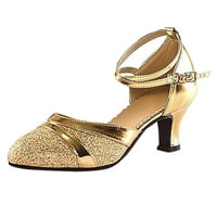 Miayilima Gold High Heels za žene Ballroom Tango Latino Salsa Plesne cipele Cipele SOCIJALNE Plee