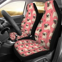 Set prekrivača autosjedalice PUG 3D Universal Auto Front Seats Zaštitni za auto, suv limuzina, kamion