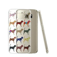 Kuzmark Samsung Galaxy S Edge Clear Cover futrola - Bloodhound Pas