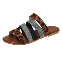 Loopsun Ljetne sandale za žene, ženske sandale, ženske ljetne modne sandale šuplje ravne sandale okrugle