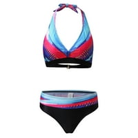 Lowrofile ženski tankini kupaći kostimi plus veličina Print bikini plivača sa kupaćim kupaćim kupaćim