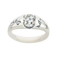 Wozhidaoke prstenovi za žene Izvrsni leptir umetnut mješoviti zircon prsten sa lijepim ličnostima 6-