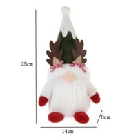 Božićni materijal za ukrašavanje bijelog brada Santa Claus Luck ukrasi kreativne odlične rudolph ukrase