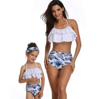 Porodica podudaranje djevojčica kupaći kostim majke kćeri kupaći kostimi žene bikini set