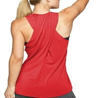Luxplum dame atletski spremnici usjev sport top yoga vrhovi aktivne vježbe rezervoarske košulje na otvorenom