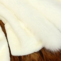 Jesenje jakne za žene Fau pelt kaput elegantno debelo toplo nova modna gornja odjeća lažna pelt jackelgratile
