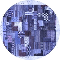 Ahgly Company u zatvorenom okruglom sažetkom plavih prostirki savremene površine, 3 'runda