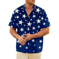Dan neovisnosti tiskani muške majice Ažurirano havajska majica na plaži za muškarca