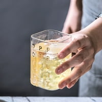 Nordic Stil Jednostavna i kreativna boca od stakla Veliki i mali mlijeko pivo sok od soka od slame šalice
