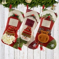 Tureclos Božićna čarapa Prijenosna zamjenska zamjena za višekratnu upotrebu Xmas TheMed TheMad kućne zabave Poklon bombona Dodatna oprema Animal