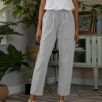 Usmixi na prodaju hlače za žene Ženske labave ravne pantalone Ležerne prilike pune plus veličine Visoke