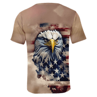 Majica, dječaci i muška majica Havajske košulje za muškarce Dan neovisnosti kratki rukav Crewneck opušteni