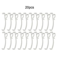 Stipke za prozorske žarulje Skrivene klip čiste plastike za horizontalne roletne Držač držača za držanje