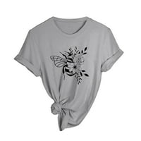 Košulje kratkih rukava za žene kratkih rukava Ležerne prilike opuštena letnja majica