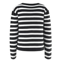 Ženski džemperi Duks dugi za žene Žene Ležerne prilike pune boje šuplje V izrez Plint džemper New Year