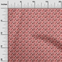 Onuone pamučne svilene crvene tkanine geometrijski zanatski projekti Dekor tkanina štampan dvorište