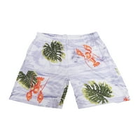 Asashitenenel muškarci Havajski kratke hlače tropsko ispis labavo Ležerne prilike na plaži za crtanje