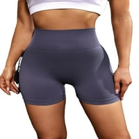 Ženski activewewer sportske kratke hlače lagano istezanje čvrstih kratkih hlača za prašnjavu ljubičastu m