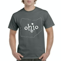 Arti - Muška majica kratki rukav - Mapa Ohio