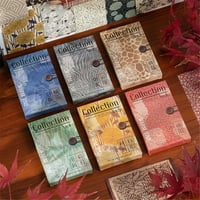 Podesite dnevnik Decor Decor Album Journal Background Tkaninski papir Materijal Papir Time Topla serija
