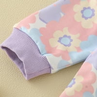 SNGXGN Unise Baby Organic Cotton Bodysuit ROMper ruffles dugih rukava odjeća za djecu, a, veličina 80